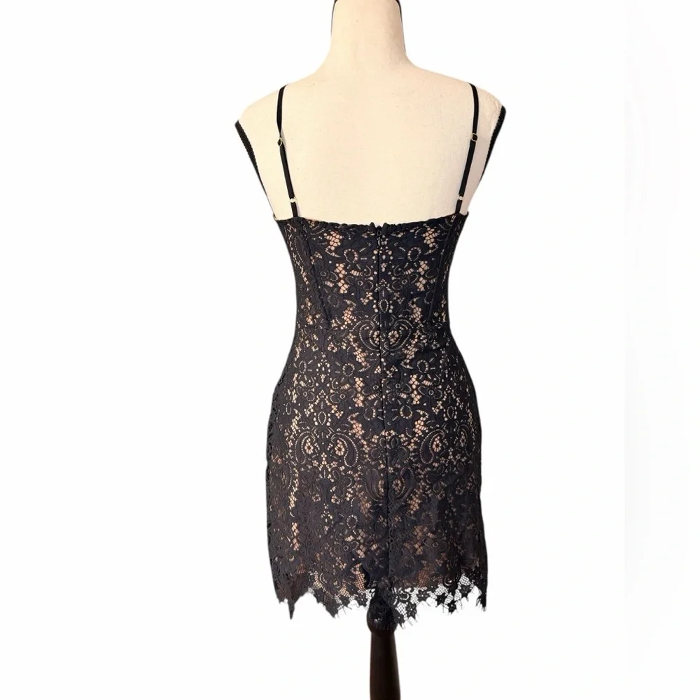 For Love And Lemons Vika Mini Dress Black